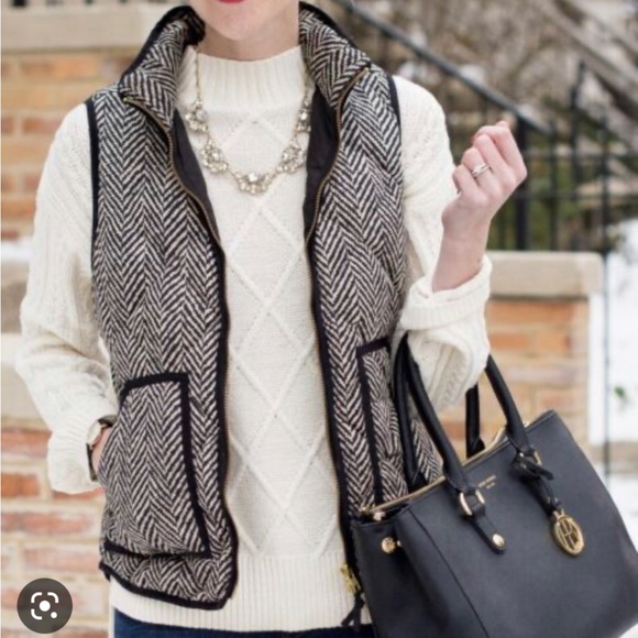 J crew herringbone vest - Picture 3 of 4